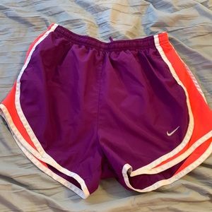 Nike shorts size small purple